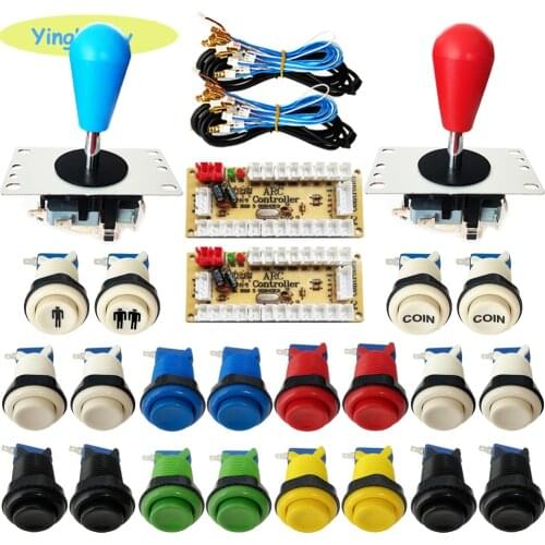 2 player kit arcade zero delay arcade usb encoder Arcade Stick to PC Raspberry PI arcade cabinet snk capcom pacman