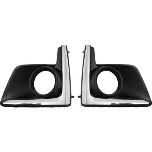 For Subaru Crosstrek 2016 2017 Front Bumper Fog Lamp Frame Cover Fog Light Trim Bezel Cap