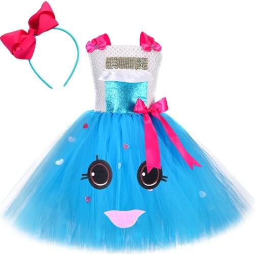 Cute Chocolate Bar Tutu Dress for Baby Girls Birthday Halloween Costumes for Kids Girl Cartoon Candy Dresses with Bow Headband