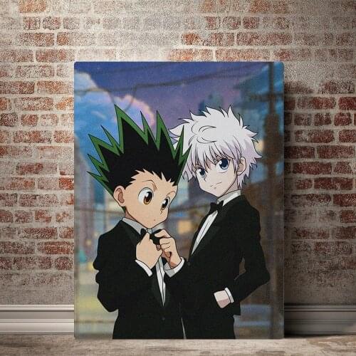 Wall Art Anime Hunter x Hunter Poster HD Prints Gon Killua Zoldyck Canvas Painting Home Decor For Bedroom Modular Pictures Frame
