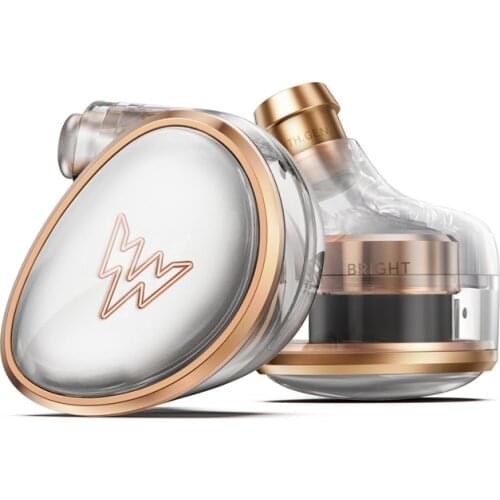 New Whizzer Kylin HE01 HIFI In Ear Earphone Dual-Chamber Dynamic Headphone Noise Cancelling Headset 2Pin 5N OFC Cable Earbuds