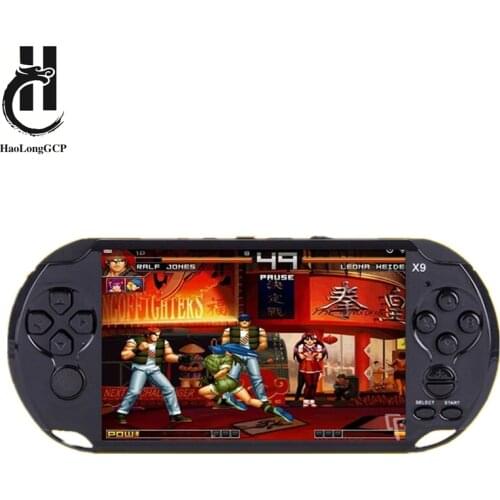 Newest 5.0 Large Screen Handheld Game Player Support TV Out Multimedia Video Game Console for GBA NES SEGA hundreds free games