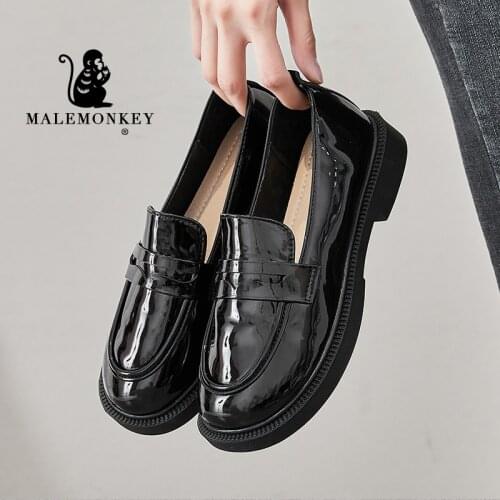 Causal Women Loafers Shoes 2021 Autumn Office Outdoor Classic Comfortable Flat Female Shoes Zapatos Mujer Black