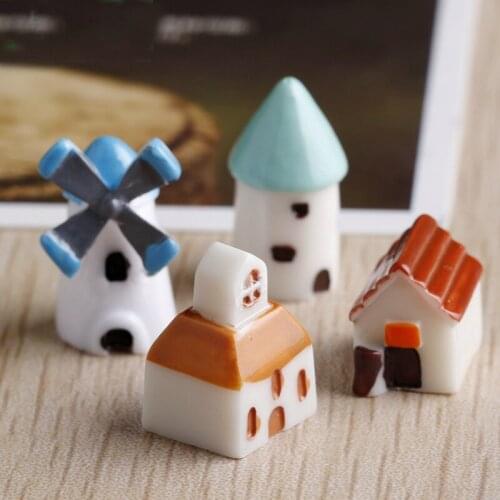 Fairy Garden Fashion Micro Toys for Children Mini Craft Micro Landscaping Russian Style Villa Fairy Tale Micro World Accessories