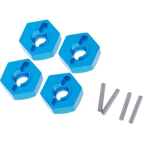 4pcs Wheel Hex 12mm Drive Hubs for Wltoys 12428 1:12 FY-03 Parts Accessories