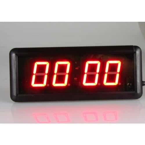 Gym interval timer 1.8inch electronic timing timer led running sports stopwatch chess basketball game timer led countdown timer