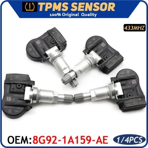 TPMS 8G92-1A159-AE Tire Pressure Monitor Sensor For Ford Mondeo Galaxy S-Max Volvo V60 S80 Land Rover LR4 Peugeot 207 Citroen C4