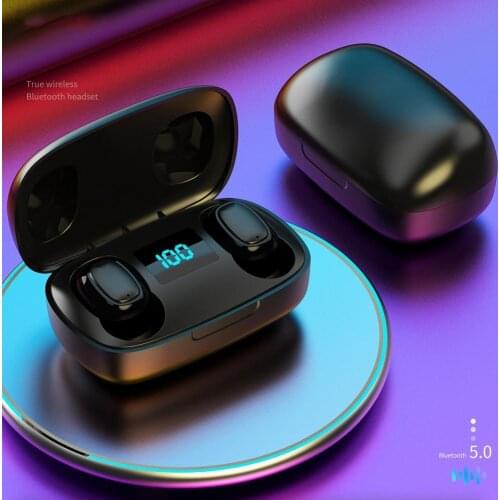 TWS Wireless Bluetooth Headsets Earphones Stereo Headphones Sport Noise Cancelling Mini Earbuds for All Smart Phone