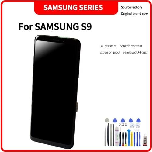 For SAMSUNG S9 G960 AMOLED LCD display High quality HD brand new screen assembly with Disassembly tools