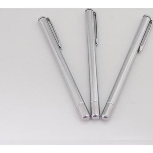 100PCS 2 in 1 Pointer Telescopic Extendable Steel Ballpoint Pen Teaching Tool Pen Ballpoint Pen Pointer pen