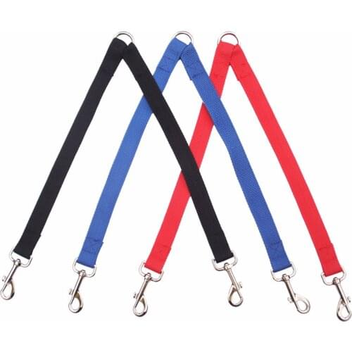 2 In 1 Nylon Dog Leash Double Walking Leashes Couple 2 Way V Shape Collar Lead Leashes For 2 Dogs Puppy Pet Accessories Supplies