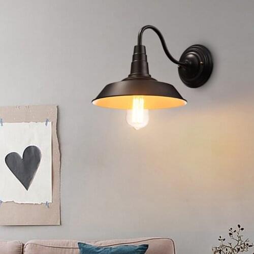 2021 New Retro Industrial Wall Mount Lamp Outdoor Barn Garage Vintage Fixture Night Light