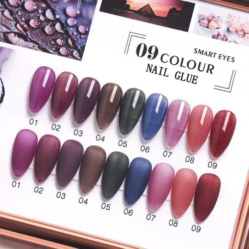 8ml Ice Nail Art Decoration For Manicure Gel Nail Polish Design Gel For Extension Professionals Base AndTop Coat For Gel Polish