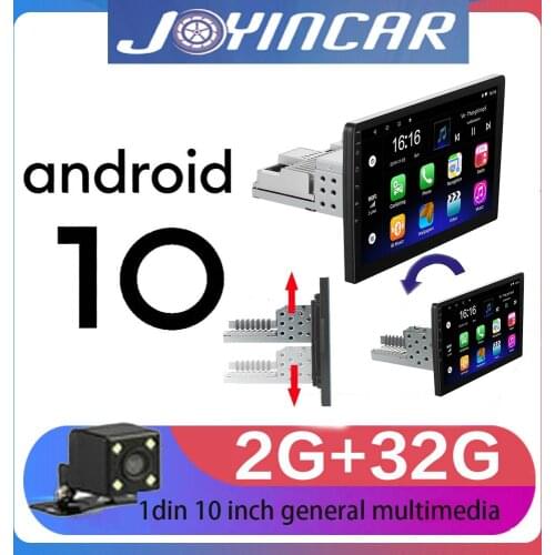 Android 10 1din Quad-Core Car GPS Navigation Player 10'' Universa Car Radio WiFi Bluetooth AM FM 1DIN Multimedia Player carplay