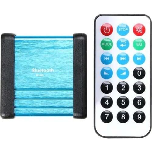 Wireless car Bluetooth-compatible -audio decoder receiver amplifier USB.TF card with remote U4LD