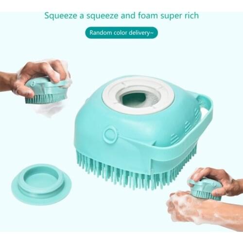 Pet Dog Bath Brush Multifunction SPA Shampoo Massage Grooming Dog brush Washing Shower Hair Removal Comb For Dogs Cats Cleaning