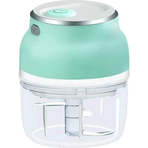 EAS-Electric Garlic Chopper, Portable Mini Fruit Vegetable Cutter Chili Onion Mincer Food Processor for Kitchen