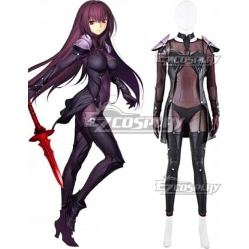 Fate Grand Order Lancer Scathach Bodysuit Halloween Girls Jumpsuit Adult Party Gift Carnival Outfit Cosplay Costume E001