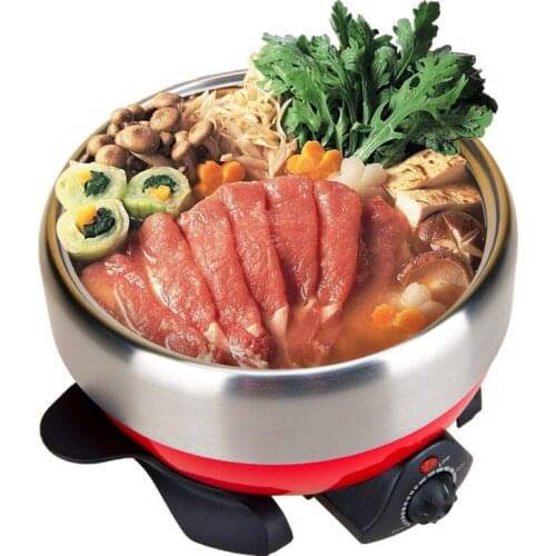 Multi-function Electric Hot Pot 2L Small Household Electric Grill Pans Non-stick Barbecue Pan 800W 220V Food Cooker