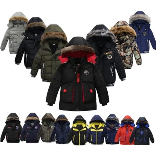 2020 New Boys Hooded Coat Jacket Thicken Autumn Winter Clothes Boys Infant Overcoat Boys Zipper Jacket Coat Clothes For 1-5Years