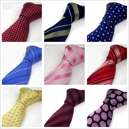 Fashion Wholesale Classic Men Business Formal Wedding Silk Ties 8.5cm Stripe Neck Tie Fashion Shirt Accessories CS400