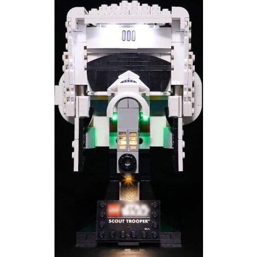 Vonado LED Lighting Set for 75305 Scout Trooper Helmet Light Kit, Not Included The Building Block