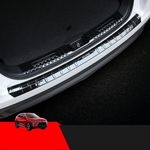 Threshold Article Welcome pedal Rear Guard Tailgate Bright strip car styling strip For Mitsubishi ECLIPSE CROSS 2018 2019