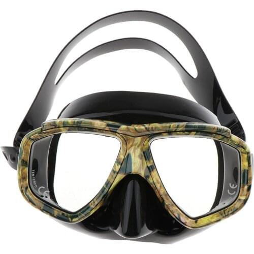Pro Scub Diving Snorkeling Mask Waterproof Swimming Goggles Made of Tempered Glass