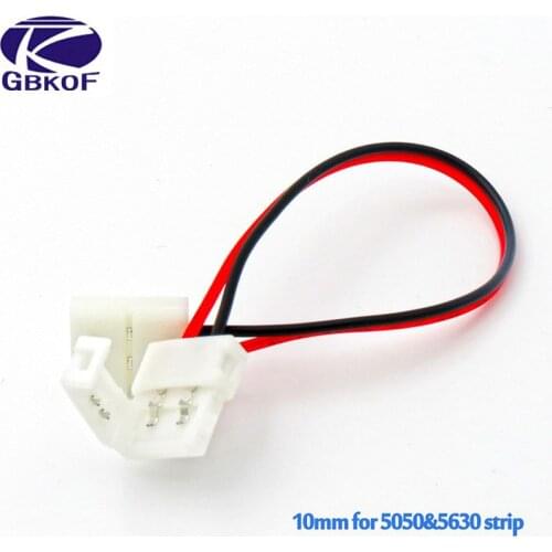 10mm LED Strip lengthen solderless Connectors for 5050 & 5630 LED strip to strip connection free shipping