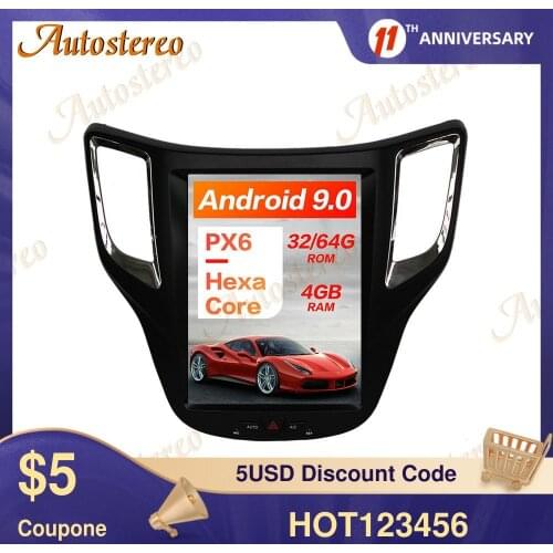 Tesla Style Android 9.0 6Core Car No DVD Player GPS Navigation For Changan CS35 Stereo Headunit Multimedia Player Auto Radio DSP