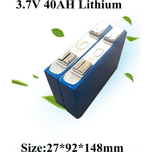 7pcs 3.7v 40AH Ternary Lithium Battery High Rate for Diy 12V 24V 36V Wheelchair Electric Vehicle Ebike UPS Inverters Battery