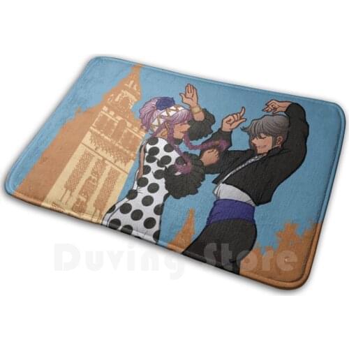 ? vamos A Bailar! Carpet Mat Rug Cushion Soft Fire Emblem Fire Emblem Awakening Inigo Olivia Feria Flamenco