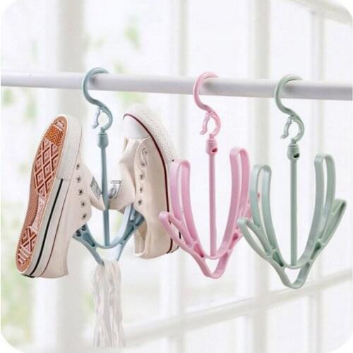 Hanging Shoe Rack Hook Clothing Hangers Hook Bedroom Drying Shoes Multifunctional Home Accessories Outdoor Windproof Hanger