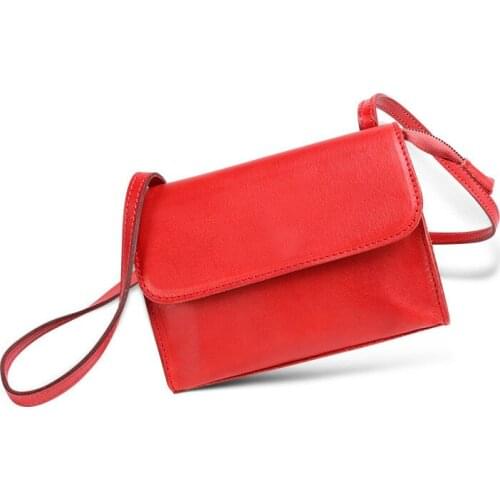 Vintage Fashion Luxury Handbags Women Design Solid Colorer Messenger Womens Bags Genuine Leather Ladies Crossbody Bag Bags