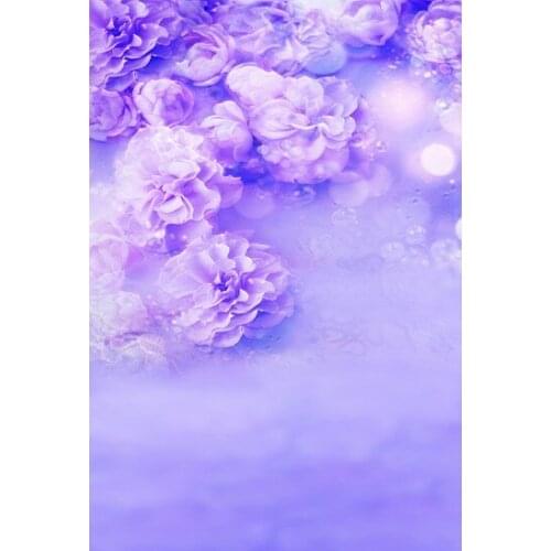 VinylBDS New Arrival Background Fundo Purple Flowers Background 300Cm*200Cm(About 10Ft*6.5Ft) Width Backgrounds Lk 2485