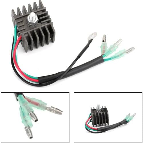Topteng 9.9HP-25HP for Yamaha Outboard Motors 15EL 15ELH 25ESR 25ESH 9.9S 15MLH 15L Voltage Regulator Rectifier 664-81970-60