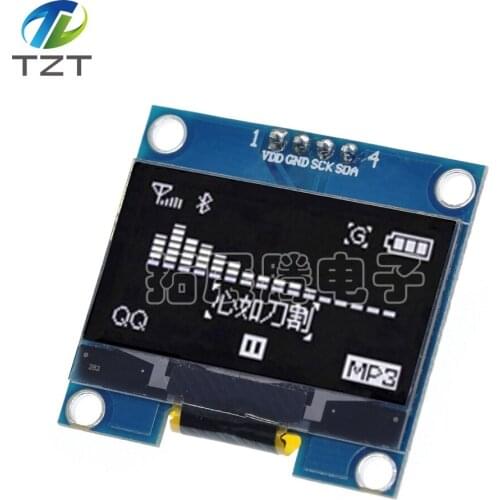 1.3 Inch LCD Screen Blue White I2C IIC Communication 12864 OLED Display Module 4 Pin