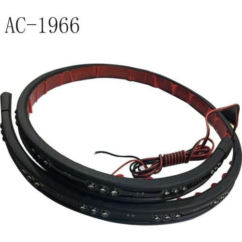 Automobile LED Soft Light Strip 12V Decorative Lamp With Chassis Lamp Middle Net Modified Lamp And Automobile Atmosphere Lamp