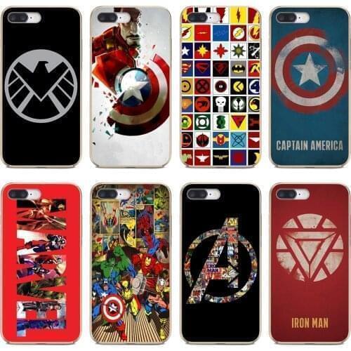 For Xiaomi Mi A1 A2 A3 5X 6X 8 9 9T 10 10T 11 Lite SE Pro Cell Phone Case Cover Marvel-Super-hero-logo