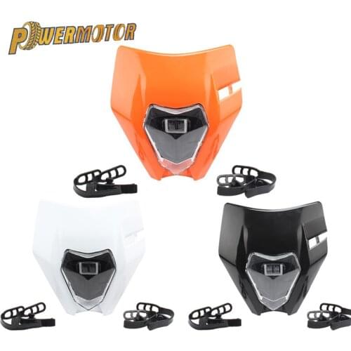 New Motorcycle LED Headlight Fairing Headlamp Head Lamp Light For EXC EXCF XC XCF XCW XCFW SX SXF 125 150 250 300 350 450 530