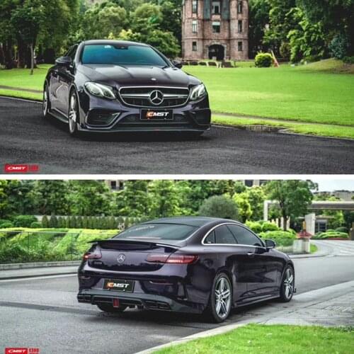 Suit For and W213 W238 Are Mercedes Benz E-class E300 Cmst Carbon Fiber Front Tuyere Side Skirt Rear Lip Tail