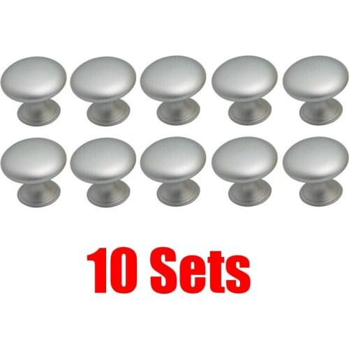 Tool Cabinet Handles 10 Sets Door Drawer Kitchen Gold/Silver Furniture