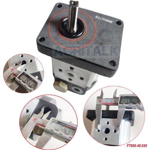 Gear pump for Lovol FT654 series tractor, Part number : FT650.40.030