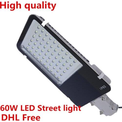 Super Bright 60W LED Street light DC12V DC24V AC85-265V LED Road light High quality LED Outdoor Street light DHL Free ship