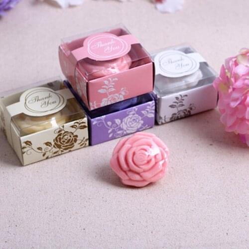 Wedding Gifts for Guests Souvenirs Creative Mini Rose Soap Handmade Soap Valentines Day Wedding Favors and Gifts Party Favors