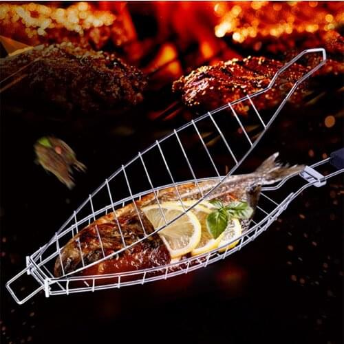 High Quality Home Stainless Steel Barbecue Nest BBQ Grilled Fish Barbecue Tool