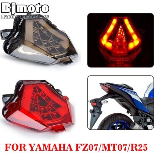 For YAMAHA MT-25 MT-03 MT25 MT03 2015-2020 Motorcycle LED Taillight Brake Rear Turn Signal Indicator Lamp MT 03 25 Tail Light