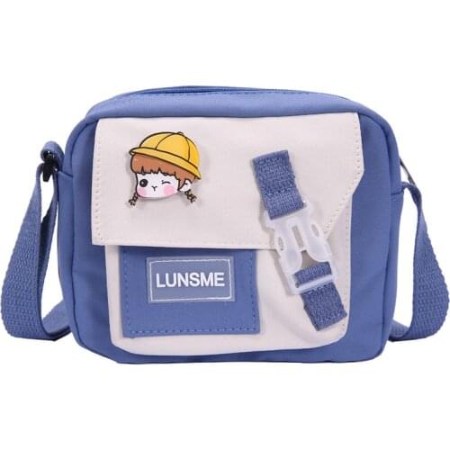 Newhotstacy Bag 07172021 Ladies nylon bag small square bag cute student Single Shoulder Messenger Bag