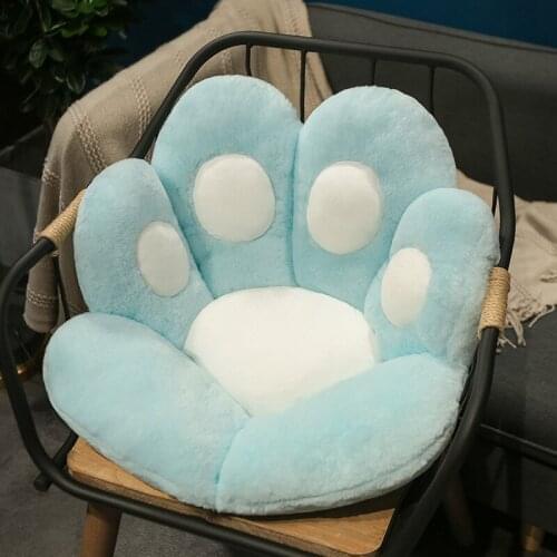 1PC 2 Sizes Soft Paw Pillow Animal Seat Cushion Stuffed Plush Sofa Indoor Floor Home Chair Decor Winter Children Girls Gift