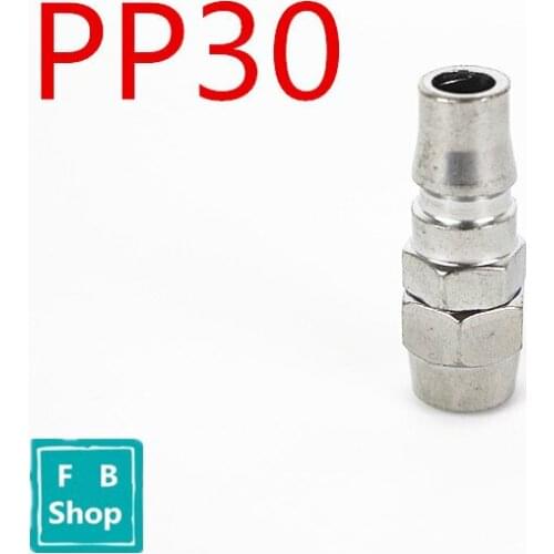 1pc PP30 Join Hose 10mm X 6.5mm Pneumatic fittings Air Compressor Hose Quick Coupler Plug Socket Connector